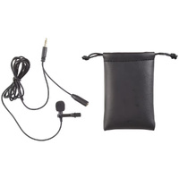 Digitech Stereo Lapel Microphone with Headphone Outlet for Iphone & Smartphones