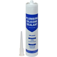JONSA Plumbing Silicone Sealant Tube Neutral Cure and Translucent 300g