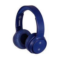 Laser Bluetooth Headphone On-Ear with Hands-Free Navy Blue