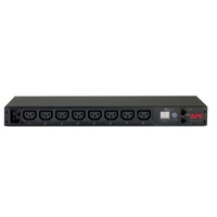 APC Rack PDU, Metered, 1U, 16A, 208/230V, (8) C13