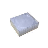 Slimline CD Case Pack of 10 Clear ideal for compact storage of CD or DVD media