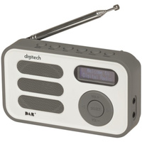 Portable DAB Plus and FM Radio Clock and Alarm with Sleep mode