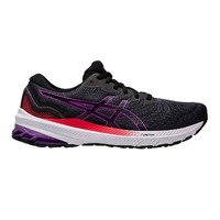 ASICS Women's GT-1000 11 Running Shoes (Black/Orchid, Size 10 US)