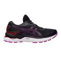 ASICS Women's Gel-Nimbus 24 Running Shoes (Black/Orchid, Size 7.5 US)