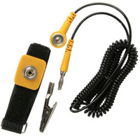 ESD Soldering Wrist Band Hook Loop Strap Includes 3M coil cord