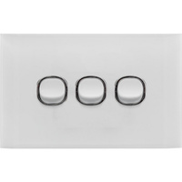 Acrylic 3 Gang Switch Plate 3 Gang Power Switch 2 Way