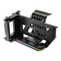 Antec RGB Adjustable Shift PCI Vertical GPU Bracket PCI-E 4.0 Riser Cable Black