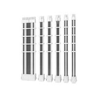 Antec CIP4 Cable Kit White Grey - 6 Pack, 24ATX, 4+4 EPS, 16AWG Thicker, High Performance 300mm long Length. Premium Sleeved & Universal (LS)