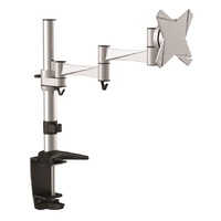 Astrotek Monitor Arm Desk Mount Height Adjustable Stand for Single LCD Display 23.8' 24' 27' 8kg 30° Tilt 180° Swivel 360° Pivot VESA 75x75 100x100