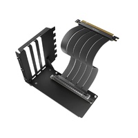 Antec Vertical PCI Bracket and PCI-E 4.0 Cable Kit (200mm) Black. Universal 5070 & 7000x. Premium Gold Plated + 180 degrees Ultra Flexible Cable(LS)