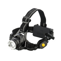 Arlec 300 Lumen LED Head Torch with Hard Hat Compatibility