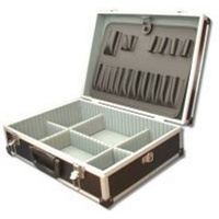 Attache Tool Tough Aluminium Case Adjustable dividers Suits Hand Tools