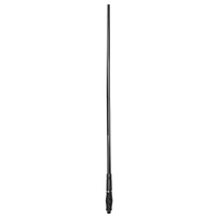Uniden AT890BK 6.6 dBi Fibreglass Raydome Stainless Steel Spring Antenna Black 