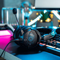 Audio Technica High Fidelity Gaming Headset Inc Detachable Flexible Boom Mic