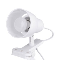 Verve Design Cassy Clip Lamp Adjustable E14 Desk Light with Clamp White ATL155WH