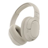 Belkin SoundForm Isolate Noise Cancelling Over-Ear Headphones - Sand (AUD008fqSA),  60 hours, Multipoint Technology, Foldable, 2 Years Warranty