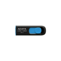 32GB ADATA UV128 USB3.2 (GEN1) FLASH DRIVE BLACK/BLUE