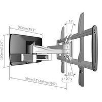 AV-A2020 - AAVARA FLAT DISPLAY WALL SUPPORT 26Inch TO 42Inch.