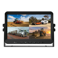 AERPRO AVM10Q Heavy Duty AHD Quad View Compact Monitor & Luminance Visibility
