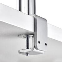Atdec F-Clamp Desk Fixing Silver