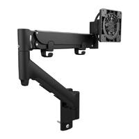 Atdec AWMS-HXW 597mm Heavy Duty Wall Mount / 6-16kg (13-35lb) Flat Screen, 6-12kg (13-26.5lb) Curved Sceen, Black