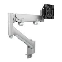 Atdec AWMS-HXW 597mm Heavy Duty Wall Mount / 6-16kg (13-35lb) Flat Screen, 6-12kg (13-26.5lb) Curved Sceen, Silver