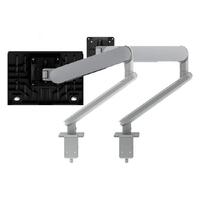 ATDEC ORA Duo High-Performance Dynamic Monitor Arms with Laptop Tray. F-Clamp Desk Fixing. Max Load 8kg. Up to 35&quot; screens. Up to 18&quot; Laptop