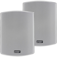 Earthquake 5.25inch 20-125Watts Indoor Outdoor Wall Speakers Pair White