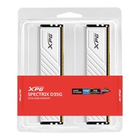 32GB KIT (3200MHz) ADATA XPG D35G GAMING MEMORY WHITE/RGB