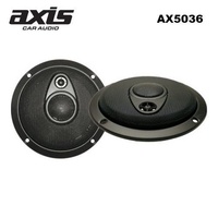 Axis AX5036 Car Audio 5inch 3-Way Slimline Speakers Pair 150W Black 