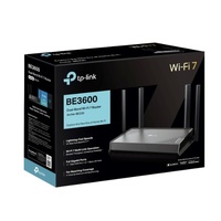 TP-Link Archer BE220 BE3600 Dual-Band Wi-Fi 7 Router(WIFI7) 688Mbps 2.4 GHz + 2882 Mbps  5 GHz,  4× external Antennas, 2.0 GHz Quad-Core CPU