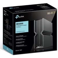 TP-Link Archer BE550 V2 BE9300 Wi-Fi 7 Tri-Band Router 688 Mbps at 2.4 GHz + 2880 Mbps at 5 GHz + 5760 Mbps at 6 , 6× Internal Antennas