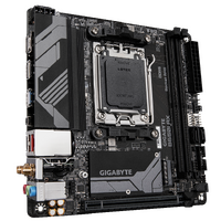 Gigabyte B650I AX Motherboard 2x DDR5~96GB,1x PCIe x16, 1x M.2, 2x SATA 6, 3x USB 3.2, 1x USB-C, 4x USB 2.0