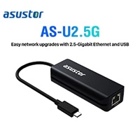 Asustor USB-C 2.5G Ethernet Adapter Easy Network Upgrade a NAS Laptop via USB-C
