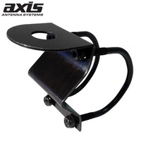 Axis BB2B  UHF Antenna Bull Bar Mount Bracket Black Steel 2 U Bolts 
