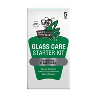 Bars Bugs Sparkling Clean Glass Care 5 Piece Starter Kit 320mm x 170mm x 125mm