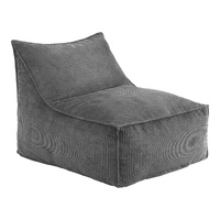 Artiss Bean Bag Chair Cover (No Filler) Soft Corduroy Stuffed Animal Storage Bean Bag Cover for Adults, Washable Lazy Sofa Cover for Living Room Bedro