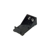 9V PCB Mountig Battery Holder with Footpads and Hole Extension