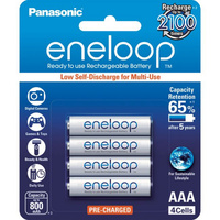 Panasonic Eneloop 800mAh Ready to use AAA Rechargeable Batteries 4Pack