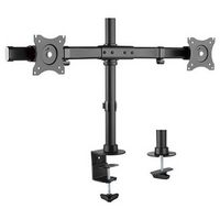 Prolink BKT2603 Dual LCD Monitor Desktop Bracket with Curved Horizontal Rail