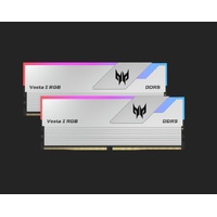 Predator Vesta II DDR5 6000 MHz 32GB (16GB*2) 1R*8 PC5 6000 CL36-45-45-96  Supports XMP 3.0 & EXPO Silver BL.9BWWR.653