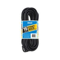 ARLEC 10A 2400W 15m Piggy Back Extension Lead Black