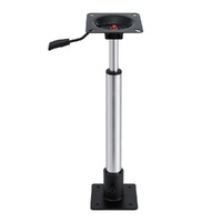 Seamanship Boat Seat Pedestal 55-75cm Adjustable Gas Lift 360 Degrees Swivel