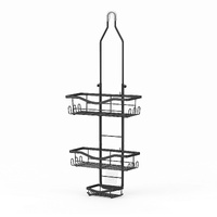 Artiss Shower Caddy Hanging Bathroom Organiser Over Head Black