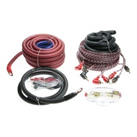4 AWG 650 watt 4-CH AMP Kit 5.5M 4 Gauge power cable