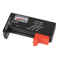 Protec BT-168 Multi-Purpose Analog Battery Life Checker for 1.5V and 9V Batteries