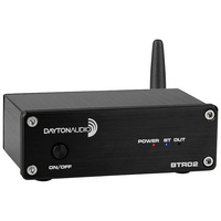 Dayton Audio BTR02 Bluetooth Audio Receiver APTX HD Receiver RCA&Coaxial Outputs
