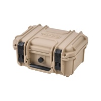 Tactix Heavy Duty IP65 Weatherproof Tough Storage Protection Case Tan Small