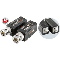 DOSS  UTP Video Baluns Mini Passive BNC HD Push Pin Terminal Pair