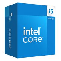 Intel i5 14400 CPU 3.5GHz (4.7GHz Turbo) 14th Gen LGA1700 10-Cores 16-Threads 29.5MB 65W UHD Graphics 730 Retail Raptor Lake with Fan